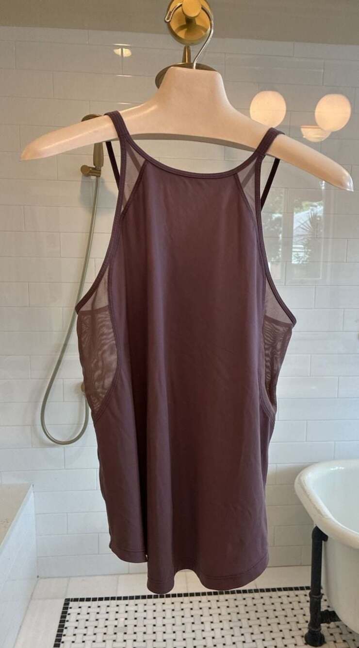 Lululemon Through The Movement Tank Top, Purple